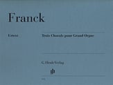 Trois Chorals pour Grand Orgue Organ sheet music cover